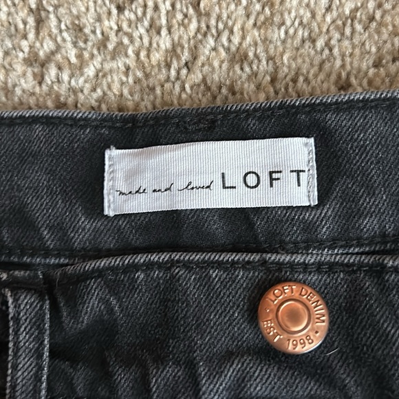 Loft black crop jeans - Picture 2 of 4
